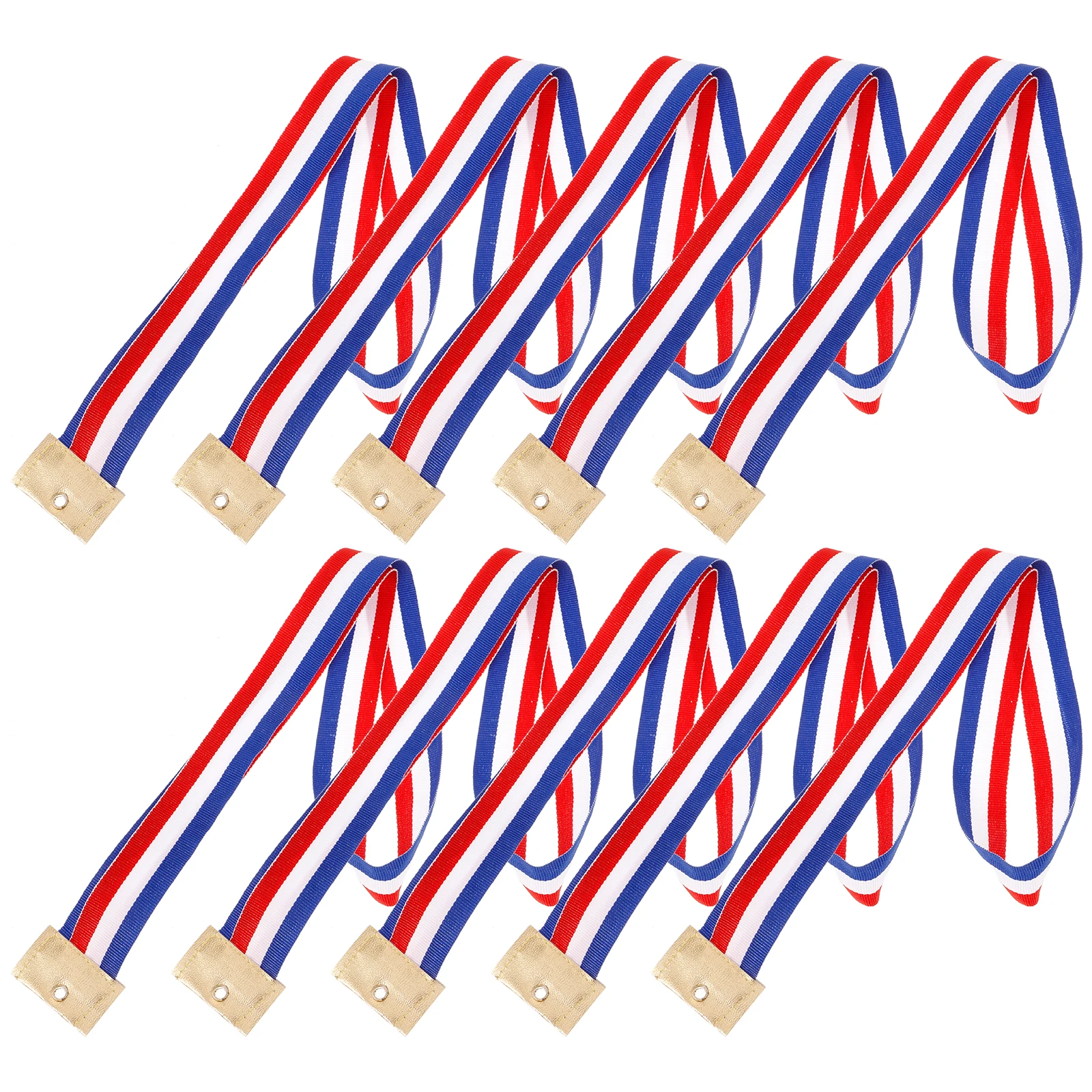 

25 Pcs Gold Medal Lanyard Sports Neck Ribbon for Medals Hanger Display Lanyards