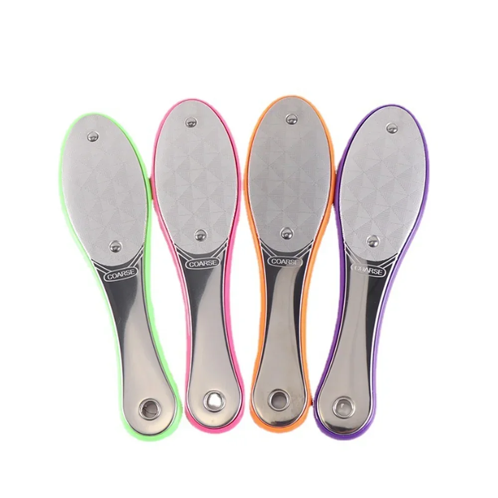 Double-sided Stainless Steel Foot Sharpener Pedicure Tool Foot File Callus Dead Skin Remover Pedicure Tools