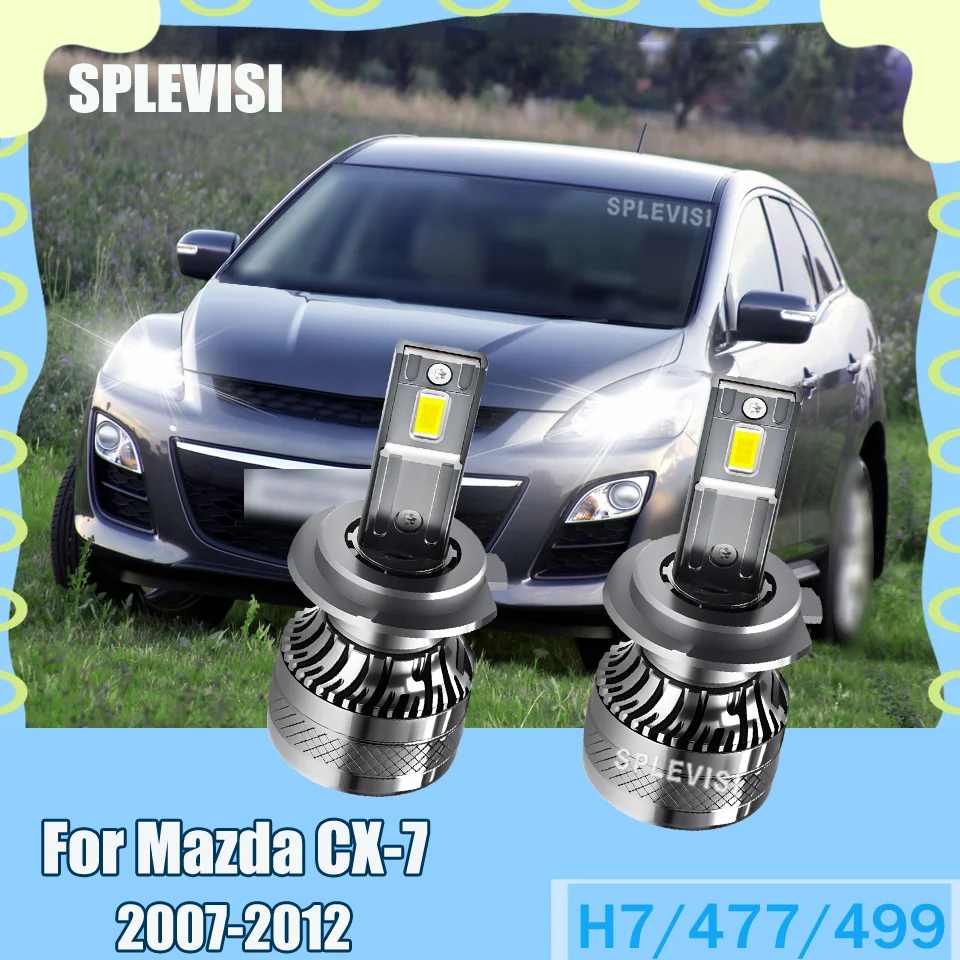 

2PCS High Bright H7 Car LED Headlight Low Beam Bulbs 200W 20000LM For Mazda CX-7 2007-2012 3 2004-2006 Protege 5 2002-2003