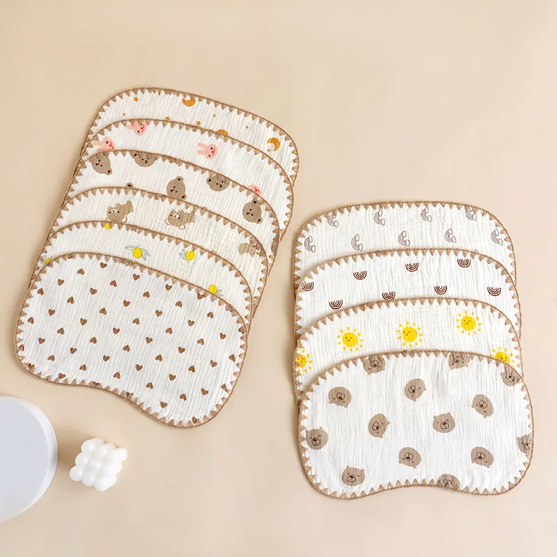 

Newborn Lightweight Small Pillow Ten-layer Gauze Baby Flat Pillow Pure Cotton Cloud Piece Pillow