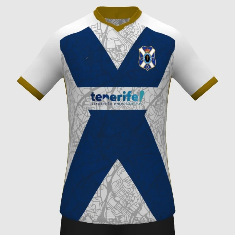 Teneriffa Fußballtrikot 26-27 Enric Gallego Sporttrikot 18 Trikot 2026 Sommer Herren Sporttrikot Atmungsaktiv Schnelltrocknend Y2K-Stil – Detail 12