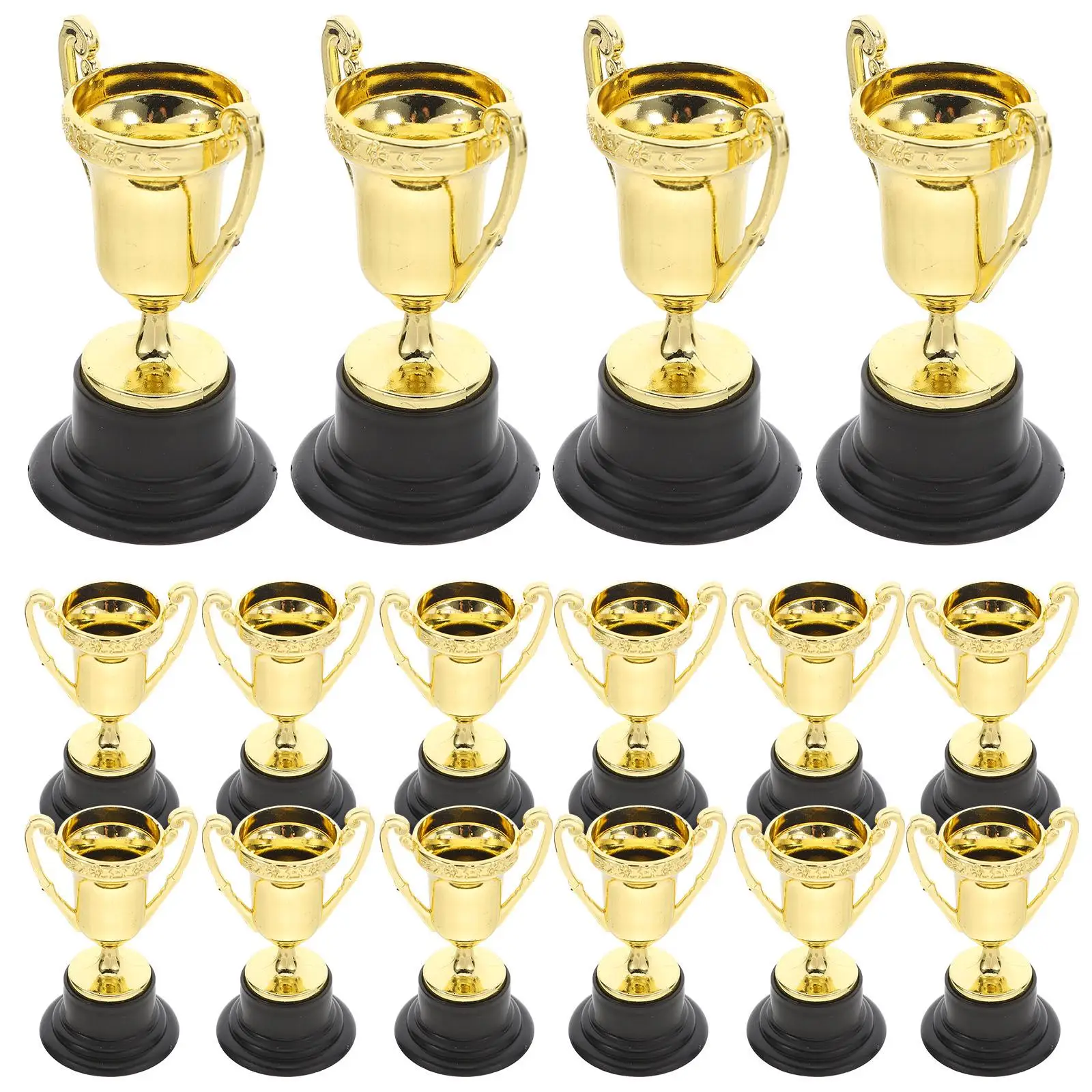 

30 Pcs Plastic Trophy Kids Reward Prize Cup Black Base Award Party Supplies Classroom Gifts Elementary School DIY Decoration