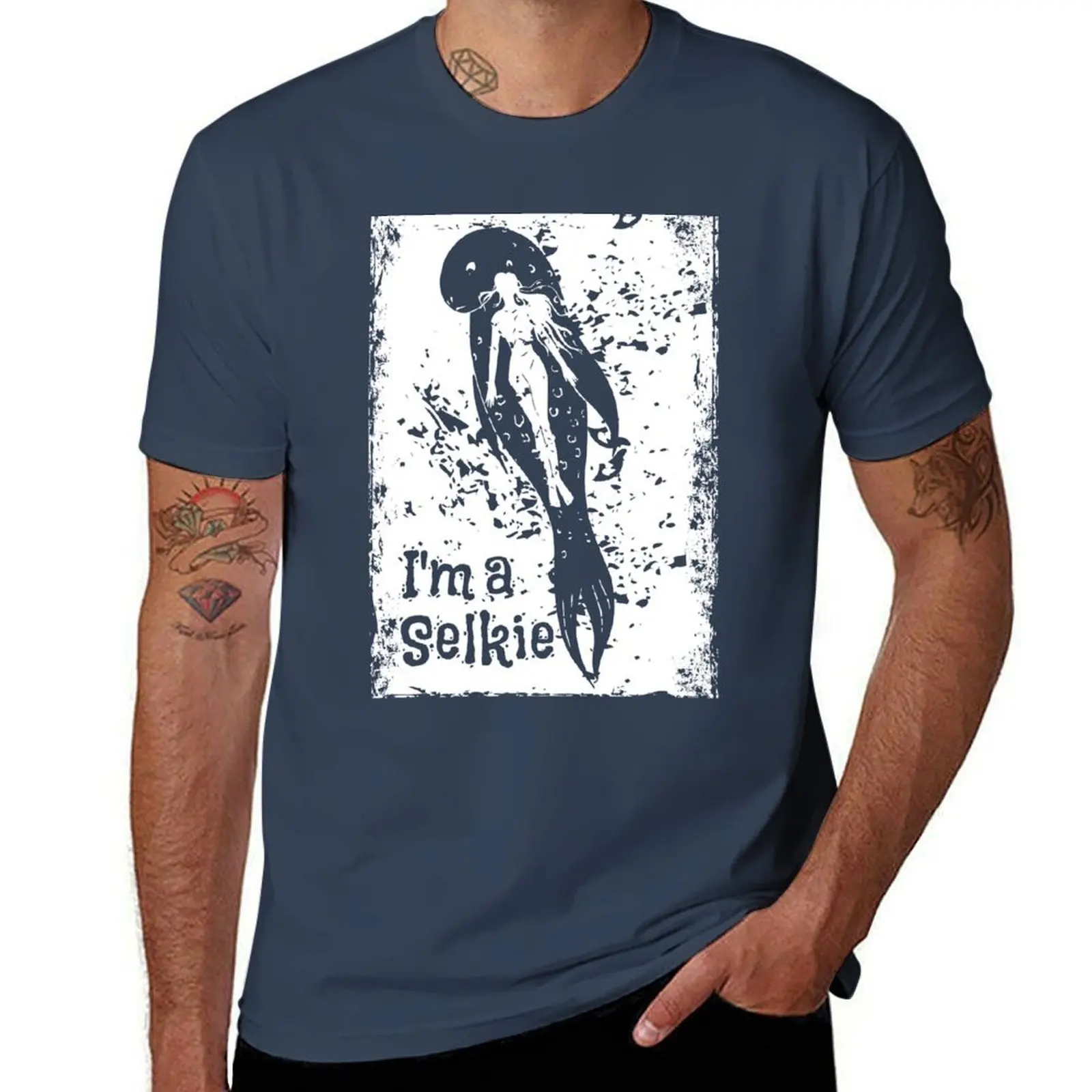 

I Am A Selkie, I Belong in the Sea T-Shirt t shirts for man slim fit t shirt man luxury T-Shirt
