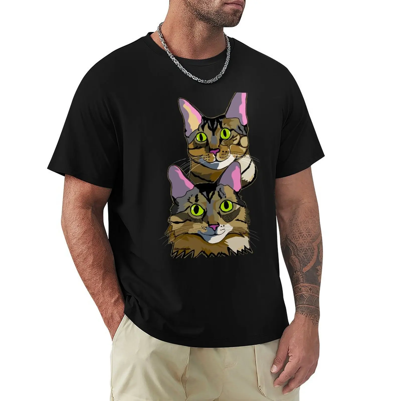 

Tonti & Mongui the cats T-Shirt graphic shirts luxury t-shirt cheap stuff men t shirts high quality