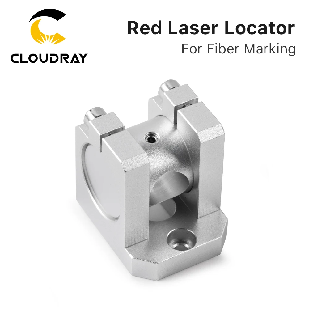 Cloudray Red laser Locator Red Dot Locator Part Diameter 12mm Optical Path Accessories for Fiber Metal Marking Machine