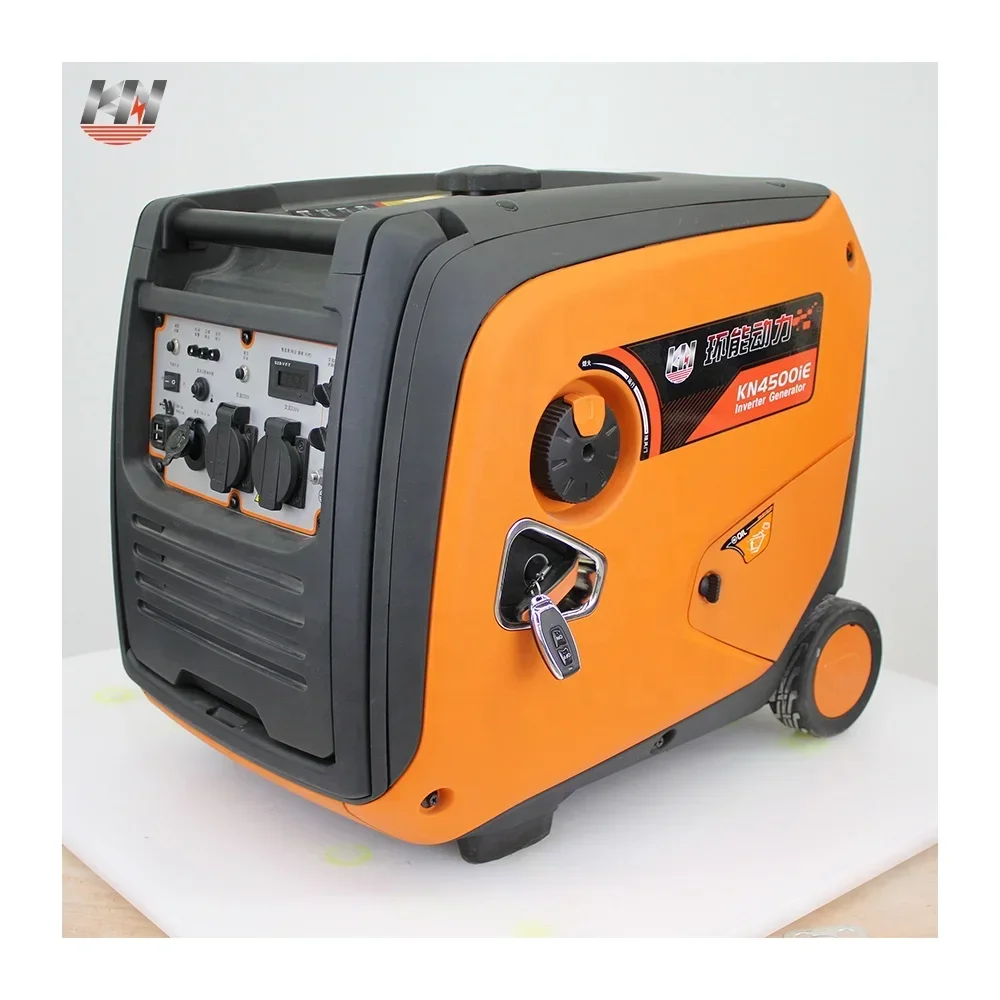 Portable Digital 4000W 4kW 3500W Remote Start Generador / 3.5kW Pure Sine Wave Gasoline Silent Electric Inverter Generator