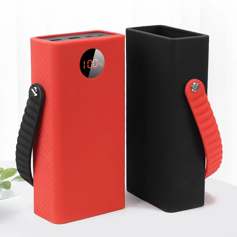 ABMF-حافظة من السيليكون لـ ROMOSS Zeus PEA40 40000Mah باور بانك مضاد للانزلاق/مضاد للسقوط غطاء ناعم محمول كم واقي