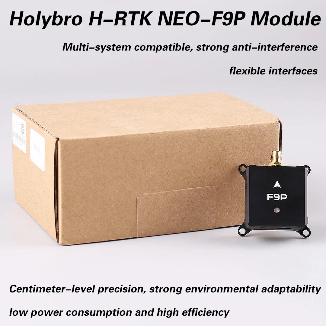 

Holybro H-RTK NEO-F9P GNSS Module Differential RTK Receiver, Suitable for VTOL, Fixed-Wing and Multirotor
