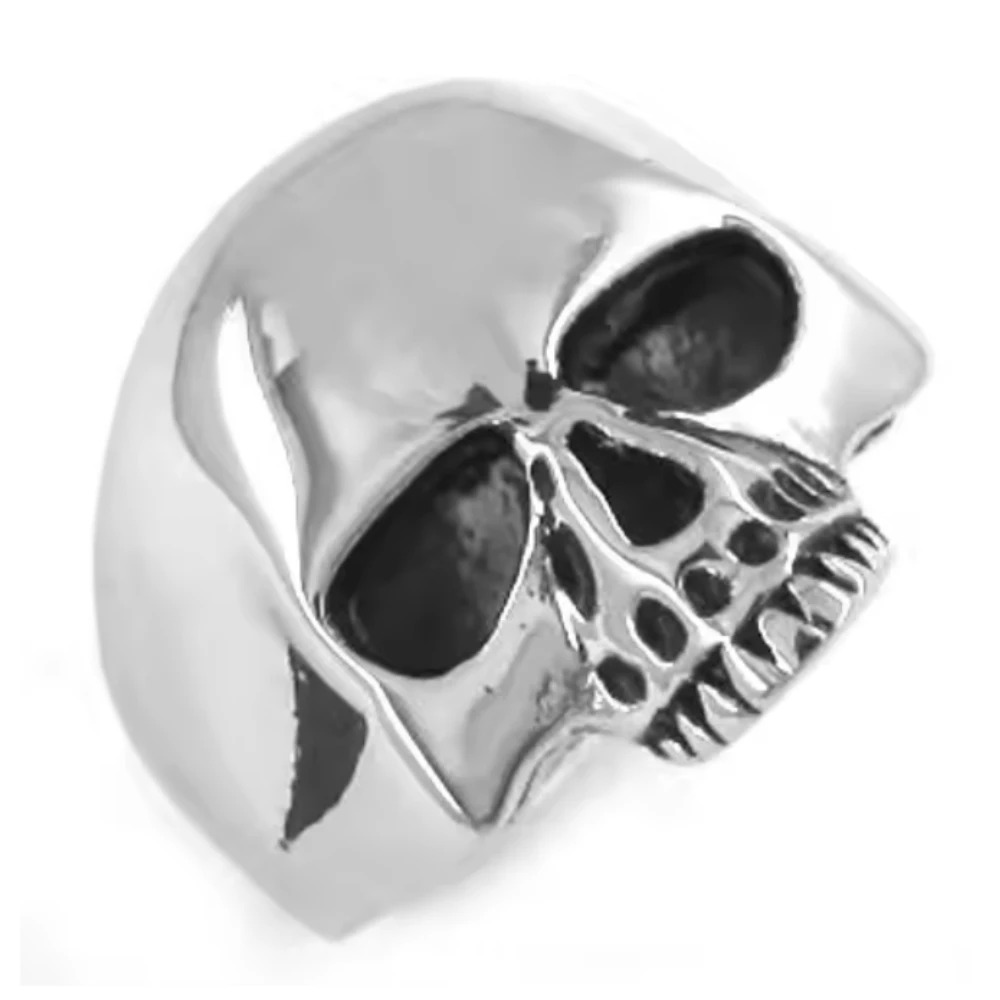 Fashion Skull Biker Ring Signet Nails Stainless Steel Jewelry For Men Gift SWR0765