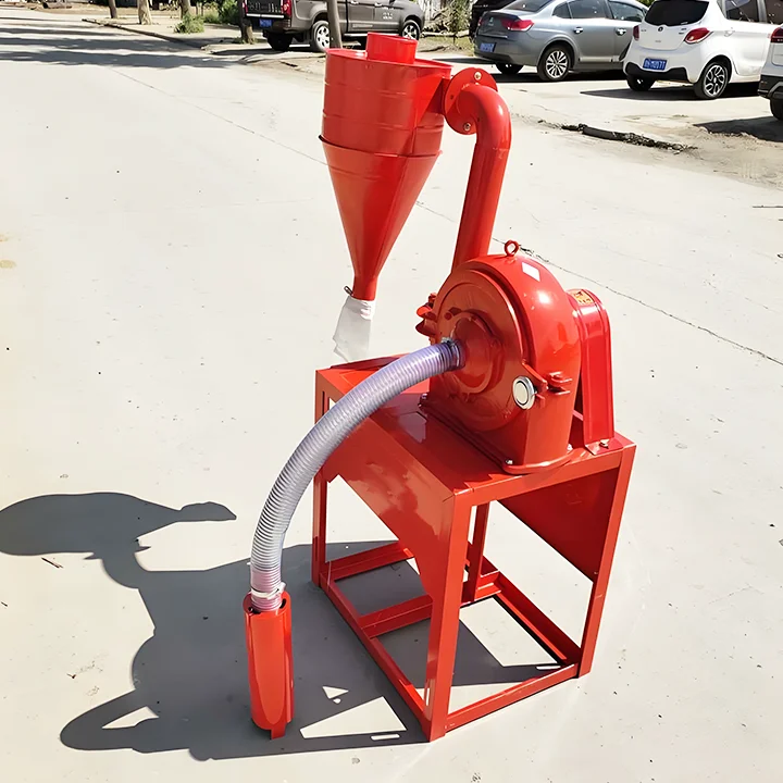 AIROW High Efficiency Self-Priming Grain Grinder Corn Maize Wheat Rice Feed Crushing Mill 400kg/h for Small Farm Use
