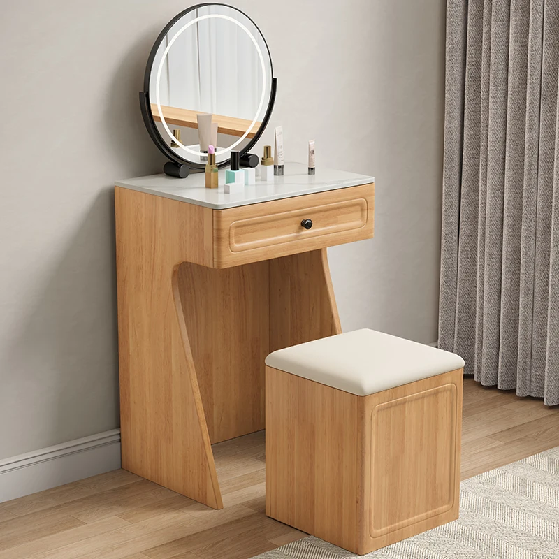 Wooden Dressing Table Vintage Woman Makeup Modern Dressing Table Contracted Multifunction Mesa De Maquillaje Bedroom Furniture