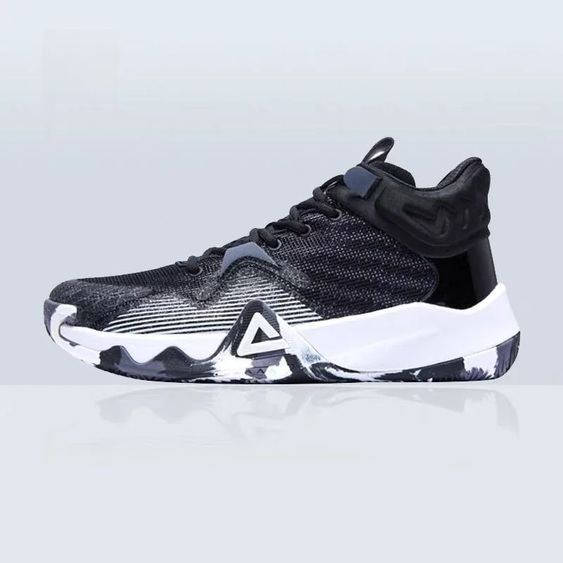 

Peak Men's Baskeall oes E22300A Autumn Winter Low Top Synthetic Leather Anti-Slip Wear-Resistant o-Absorption Sports...