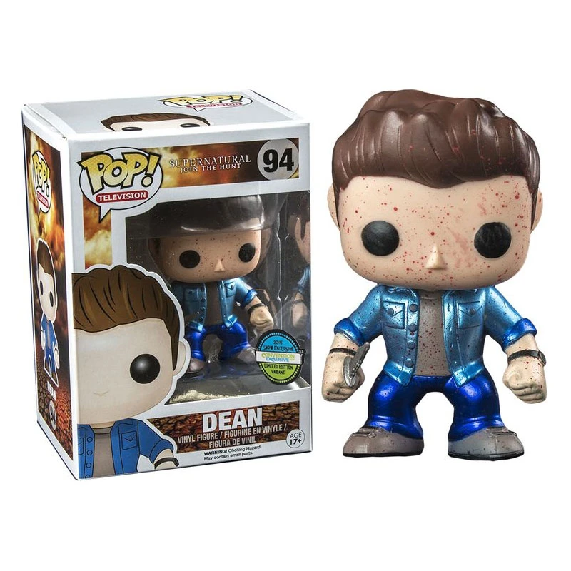 FUNKO POP Supernatural Sam 93 Dean 94 Castiel Wings Blood Castiel