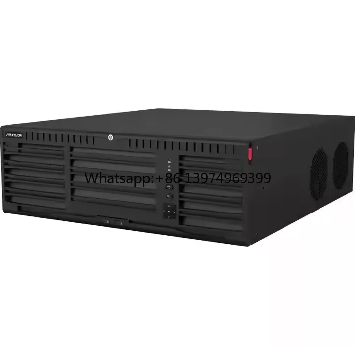 DS-96128NI-M16 Original HIK 128-ch 3U 4K NVR DS-96128NI-M16 Replaced DS-96128NI-I16 Max Support 16pcs 14TB SATA Interfaces