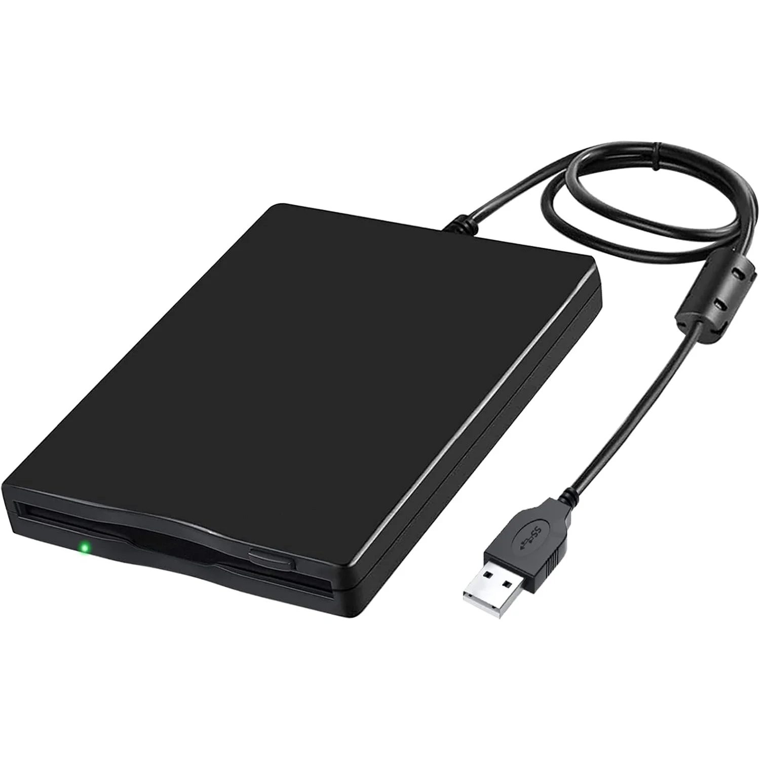 

Floppy Disk Reader Drive 3.5" 1.44MB FDD External USB Floppy Diskette Drive for Windows 11/10/8/7/XP/Vista Mac PC Laptop Desktop