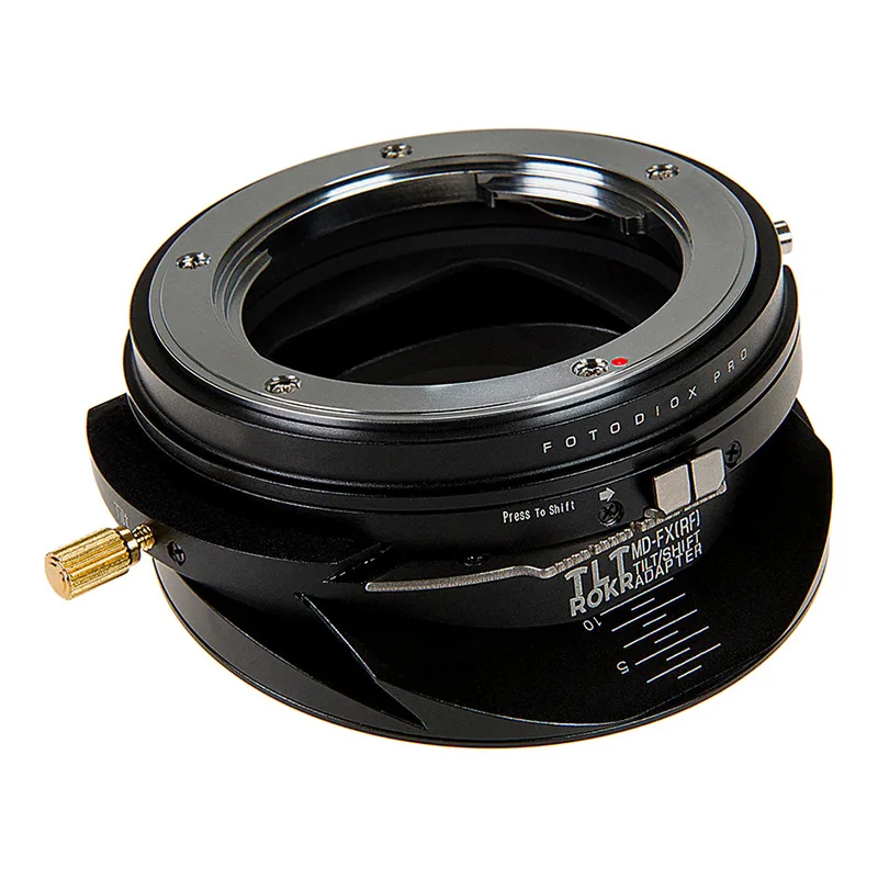 

Fotodiox MD-FX TLT ROCK TILT/SHIFT Movements Lens Adapter For Minolta MD/MC Mount Lens To Fujifilm X Mount Camera