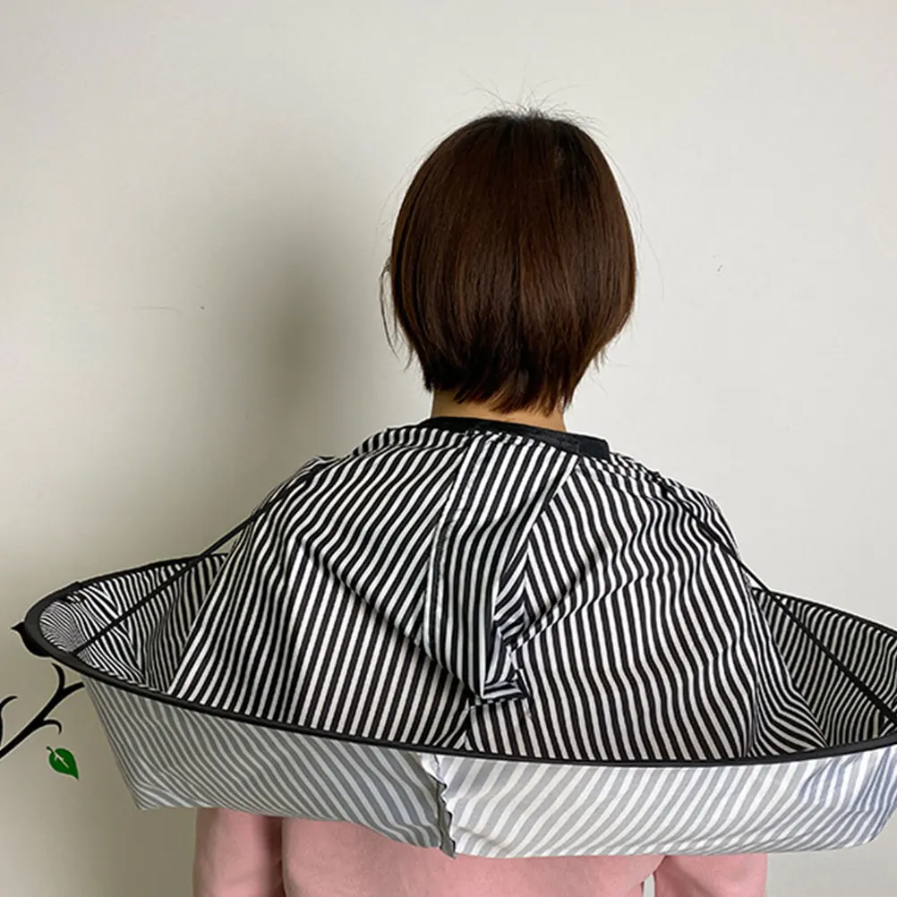 

Adult Haircut Cape Soft Cloth Foldable Hair Cutting Bib Salon Barber Hairdressing Cape Hair Cutter for Men Haircut Apron