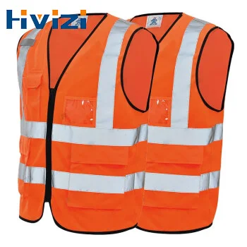 New Multi-pocket Reflective Safety Vest Bright Color Traffic Vest Railway Coal Miners Uniform Breathable Reflective Vest