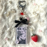 nana hachi keychain Handmade strawberry bag aesthetic