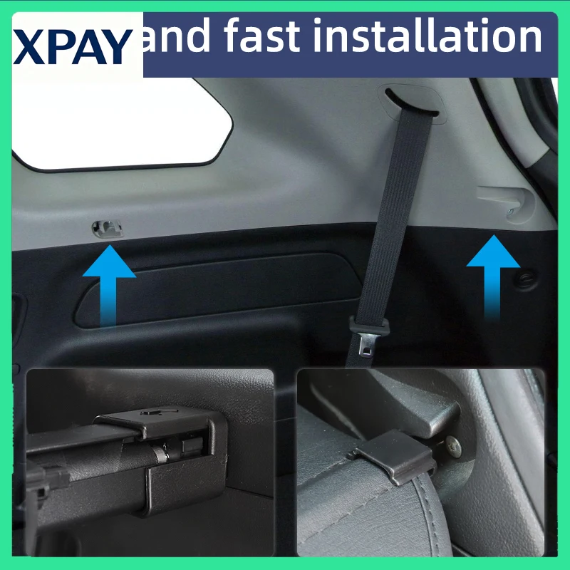 Nuevo Adecuado 2008-2017 Chevrolet Captiva cubierta de carga maletero estante de paquetes retráctil escudo impermeable privacidad cubierta de carga Auto ac
