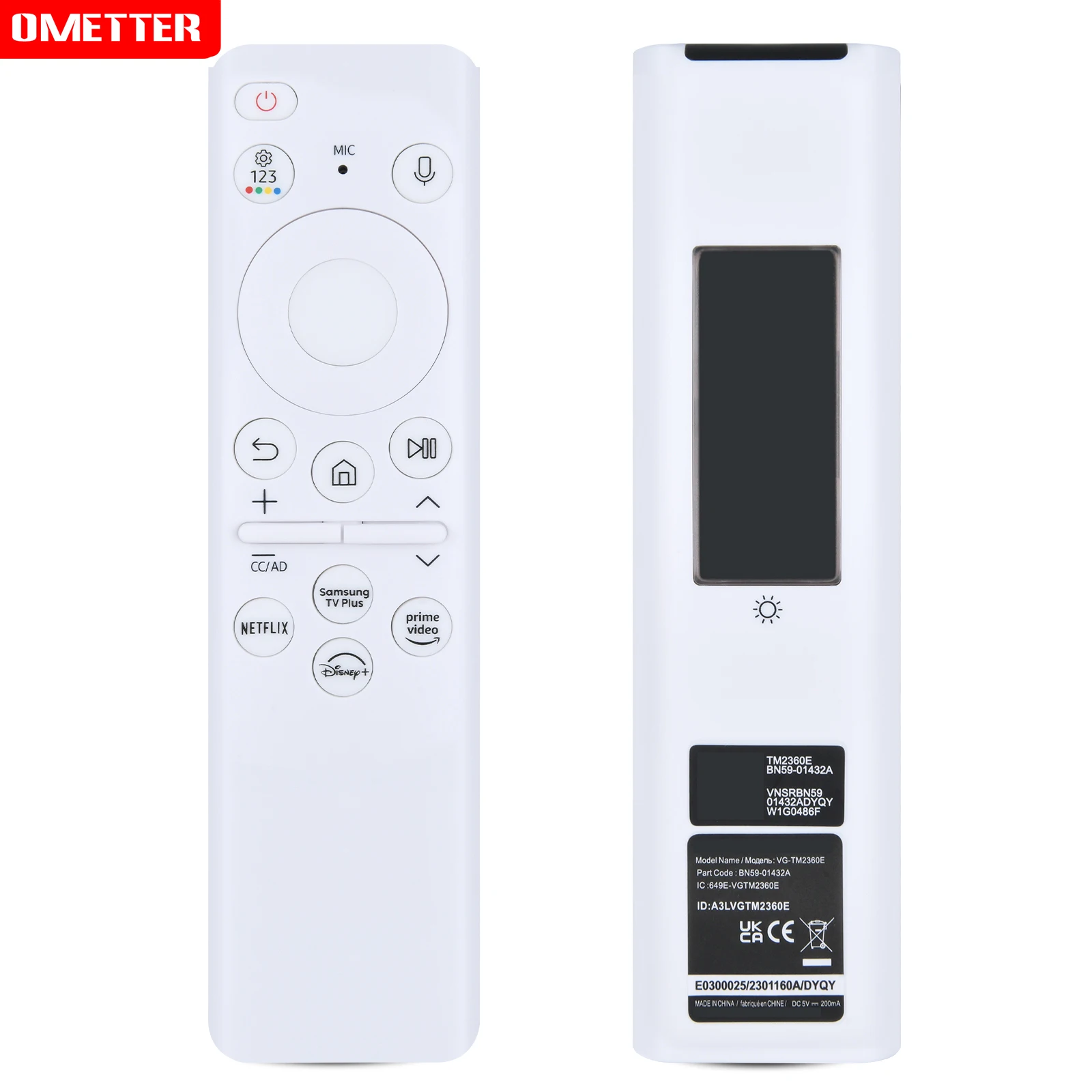 

New BN59-01432A For Samsung Smart Voice Solar Remote Control BN59-01439A BN59-01439D