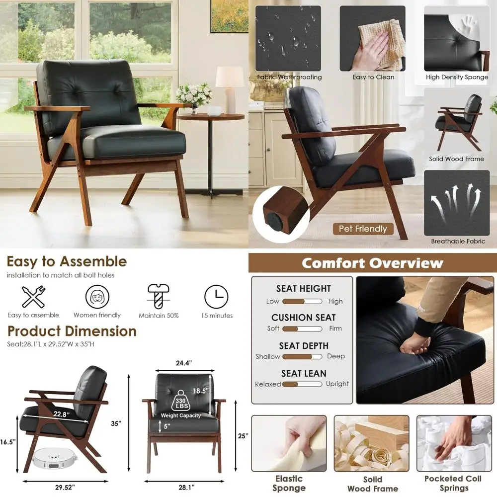 Sthouyn Black Leath…