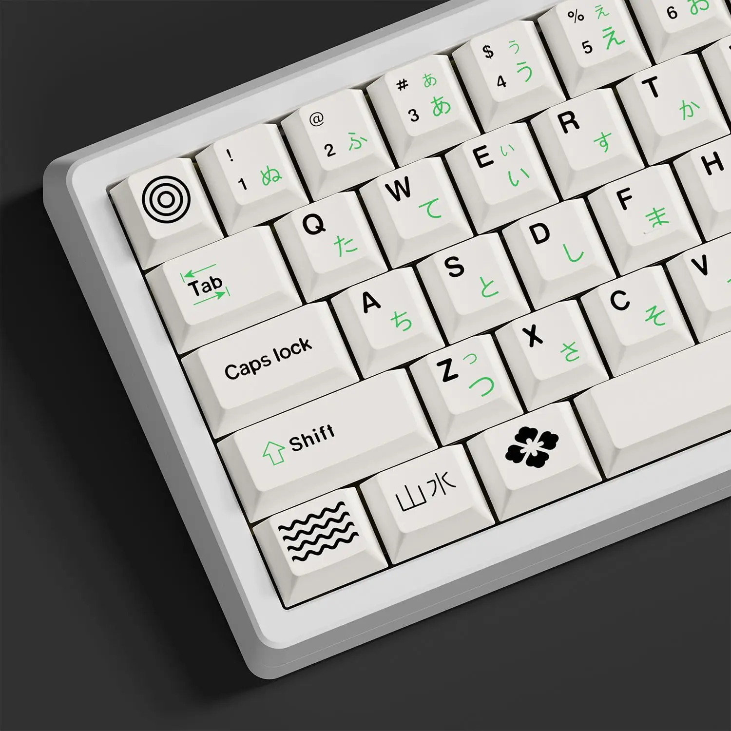 Landscape theme keycap simple keycap original PBT sublimation 68/75/87/98/100 mechanical keyboard keycap
