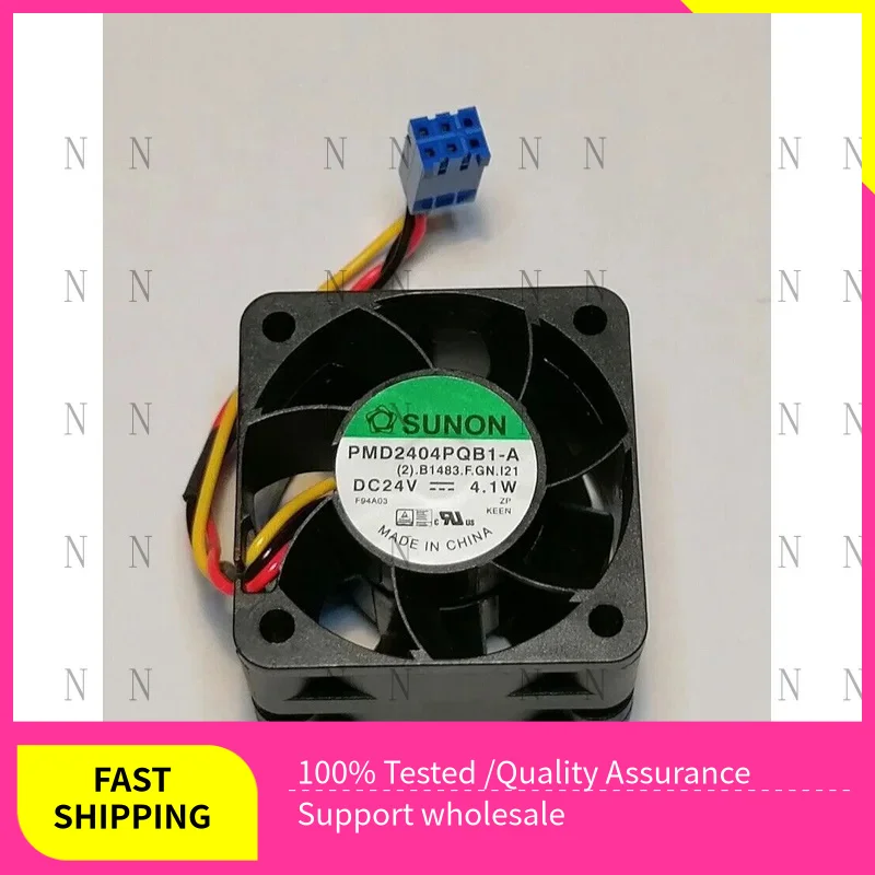 YJJ  FOR Sunon PMD2404PQB1-A Fan 3wire 24V 4.1W 40x40x28mm