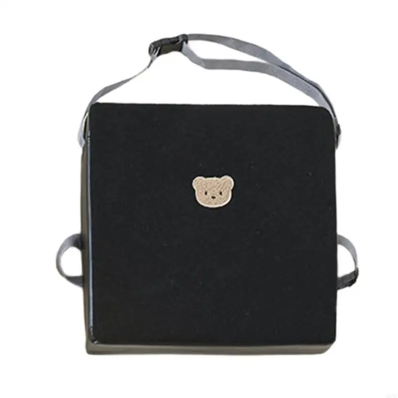 وسادة داعمة للأطفال الصغار مناسبة للسفر من A5YC، كراسي طعام للأطفال، وسادة لتعزيز الارتفاع لتناول الطعام مع حزام آمن قابل #4