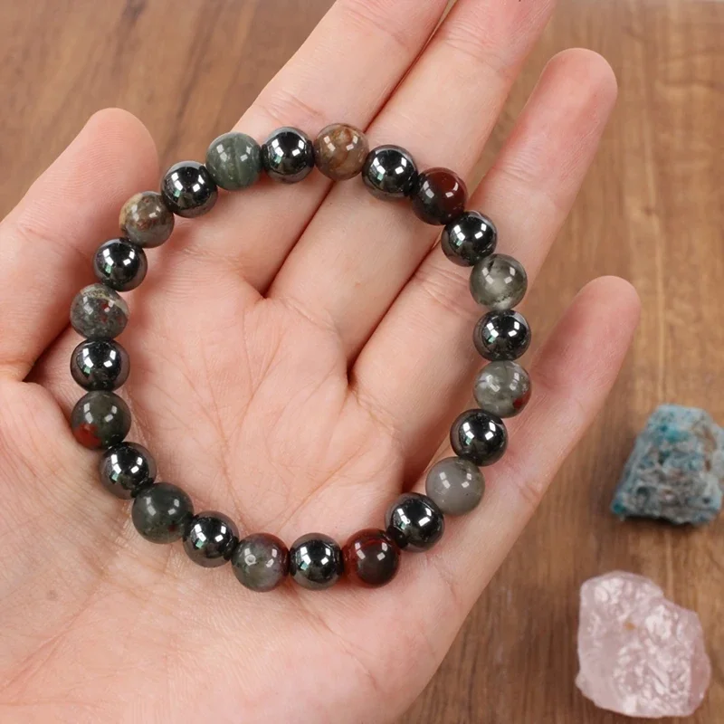 Classic Natural Stone Pain Relief Circulation Bracelet for Men Women Fashion Stone Beading Wealth Lucky Creative Strings Jewelry