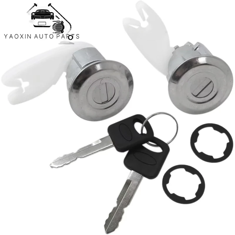 

Applicable to Ford Mercury F2TZ1522050A Door Lock Cylinder & Two Keys F4TZ1522050B 5090051-01