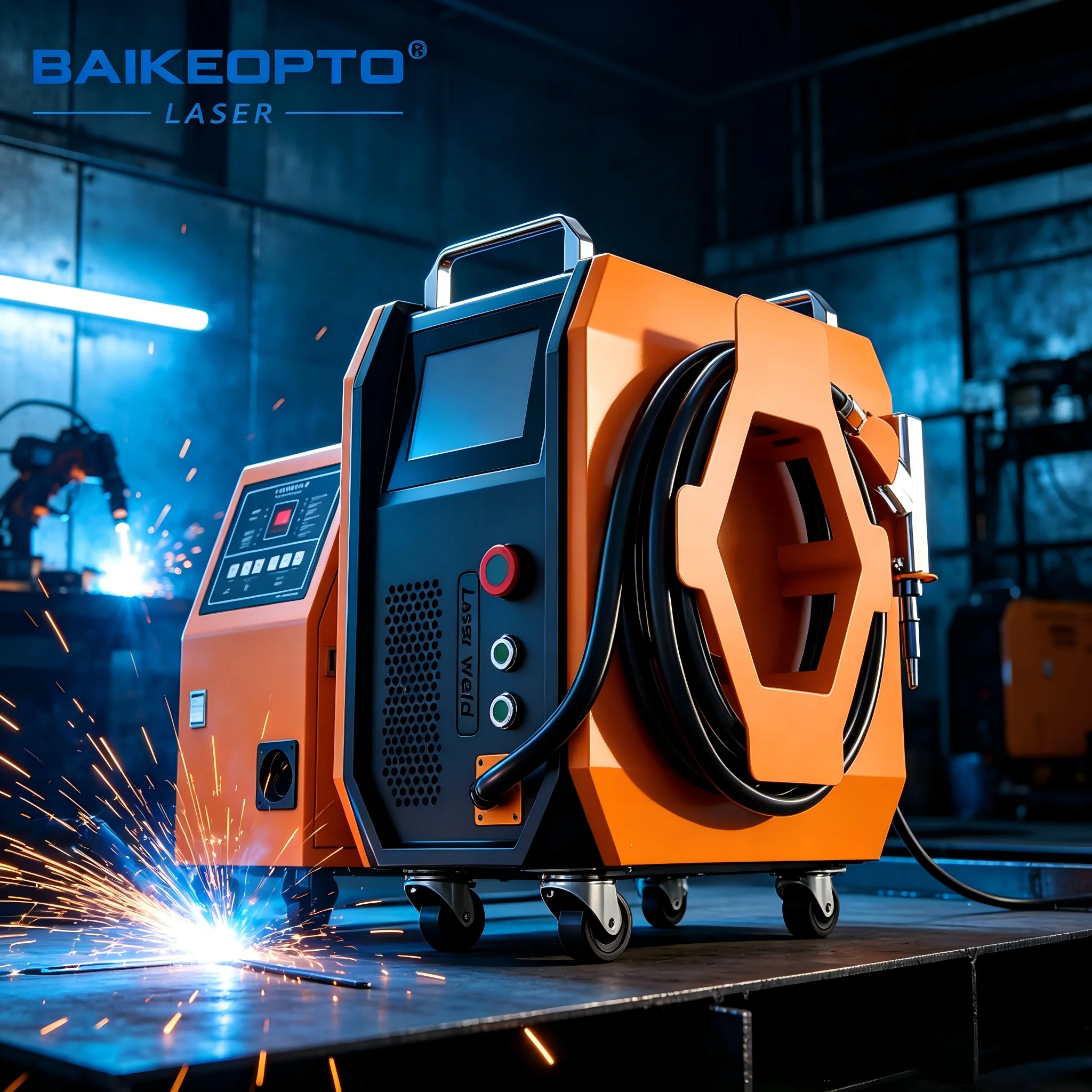 Air Cooling 2000W 4-in-1 Handheld Laser System Portable Metal Processing Machine Welding Cutting Cleaning