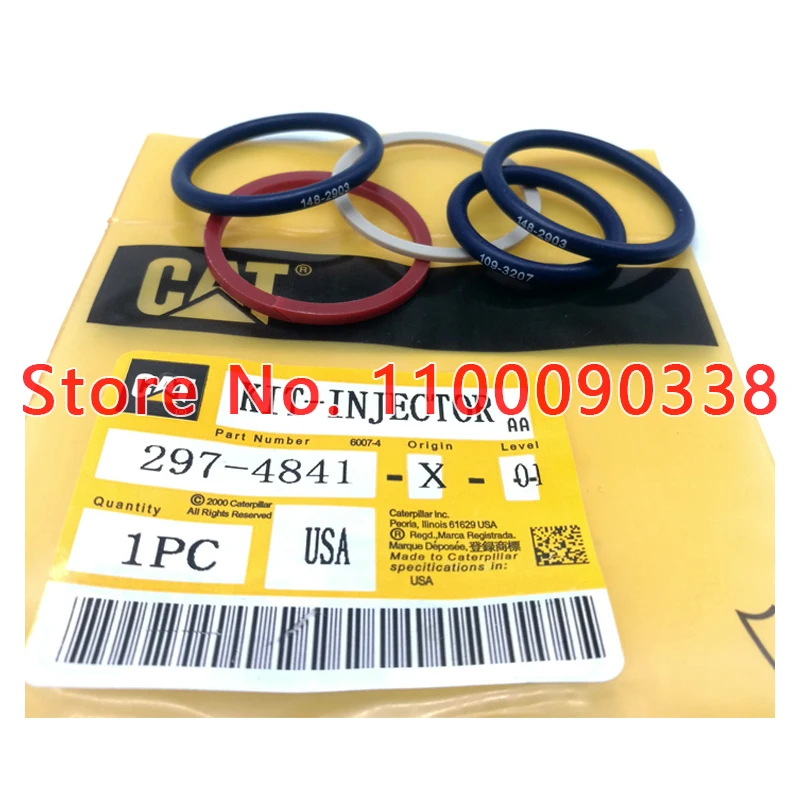 297-4841 High Quaitly C7 C9 Common Rail Diesel Fuel Injector Repair Kit Sealing O-ring  2974841for Caterpillar Genuine Kits