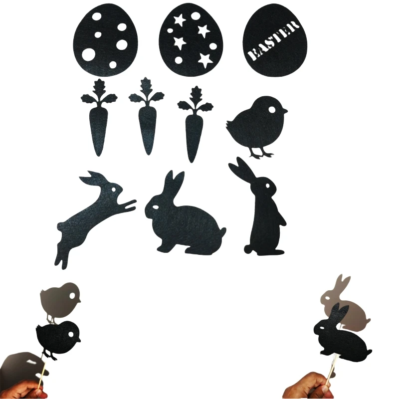 

Easter Shadow Puppetry Children's Storytelling Accessories Early Education Toys Birthday Party Gifts