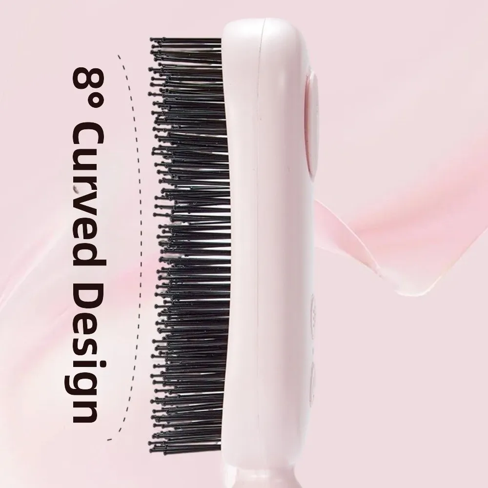 Multi-Function Red Light Spray Massage Comb Hair Care Anti-Frizz Large Tank Electric Spray Hair Brush Portable One-Key Clean