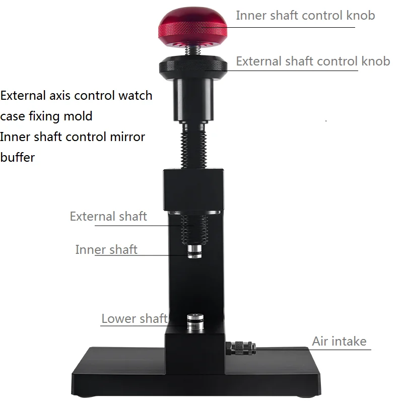 Watch Crystal Open Tool with 29 Dies No Hurt Glass Case Opener No Pressure Watch Crystal Opener Watch Repair Tool for Watchmaker