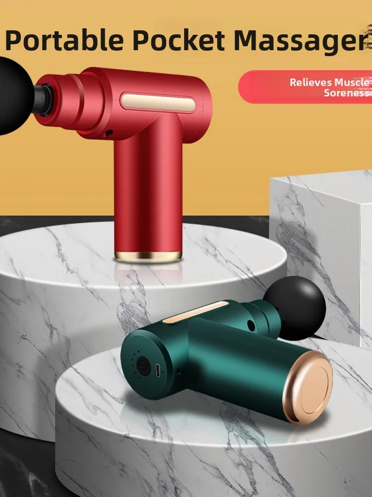 المحمولة Fitn العضلات الاسترخاء اللفافة بندقية عالية التردد برول موتور الأنسجة العميقة قرع جهاز تدليك #3