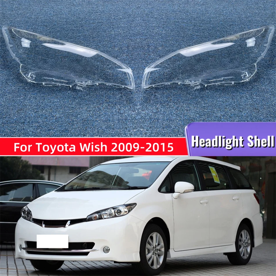 

For Toyota Wish 2009 2010 2011 2012 2013 2014 2015 Car Replacement Parts Lampshades Lamp Shell Headlight Rubber Cover