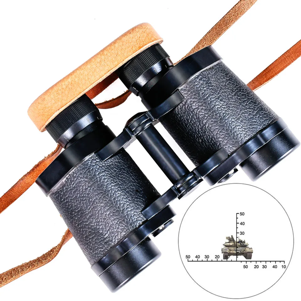 Binoculars 8x30 Military Full Metal Powerful Long Range Rangefinder Laser Distance Telescope For Hunting Camping Outdoor Scope