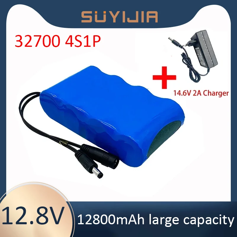 New 32700 12.8V 4 s1p LiFePO4 lithium iron phosphate battery 40A marine electric scale BMS 12V uninterruptible power supply