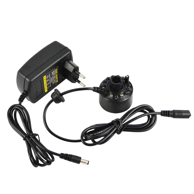 

Ultrasonic Mist Maker 24V Nebulizer Atomizer Head Fogger Aroma Lamp with 12 Lights for Humidifier Diffuser Mist Maker