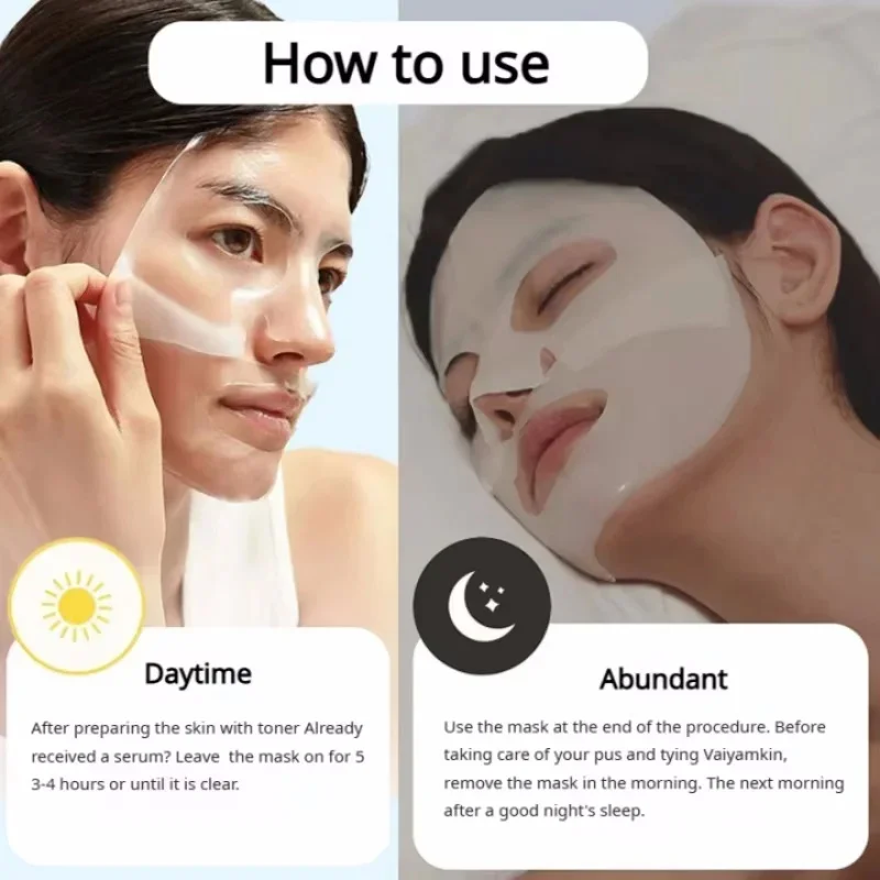 Bio-Collagen Real Deep Mask Anti-Wrinkle Lifting Face Mask With Hydrolyzed Collagen Collagen Reverse Film Volume Peel Off Mask