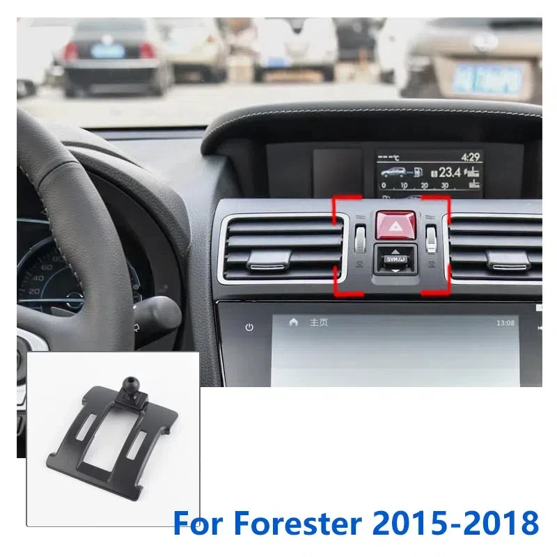 17mm Special Mounts For Subaru Forester Car Phone Holder Supporting Fixed Bracket Air Outlet Base Accessories 2015-2021