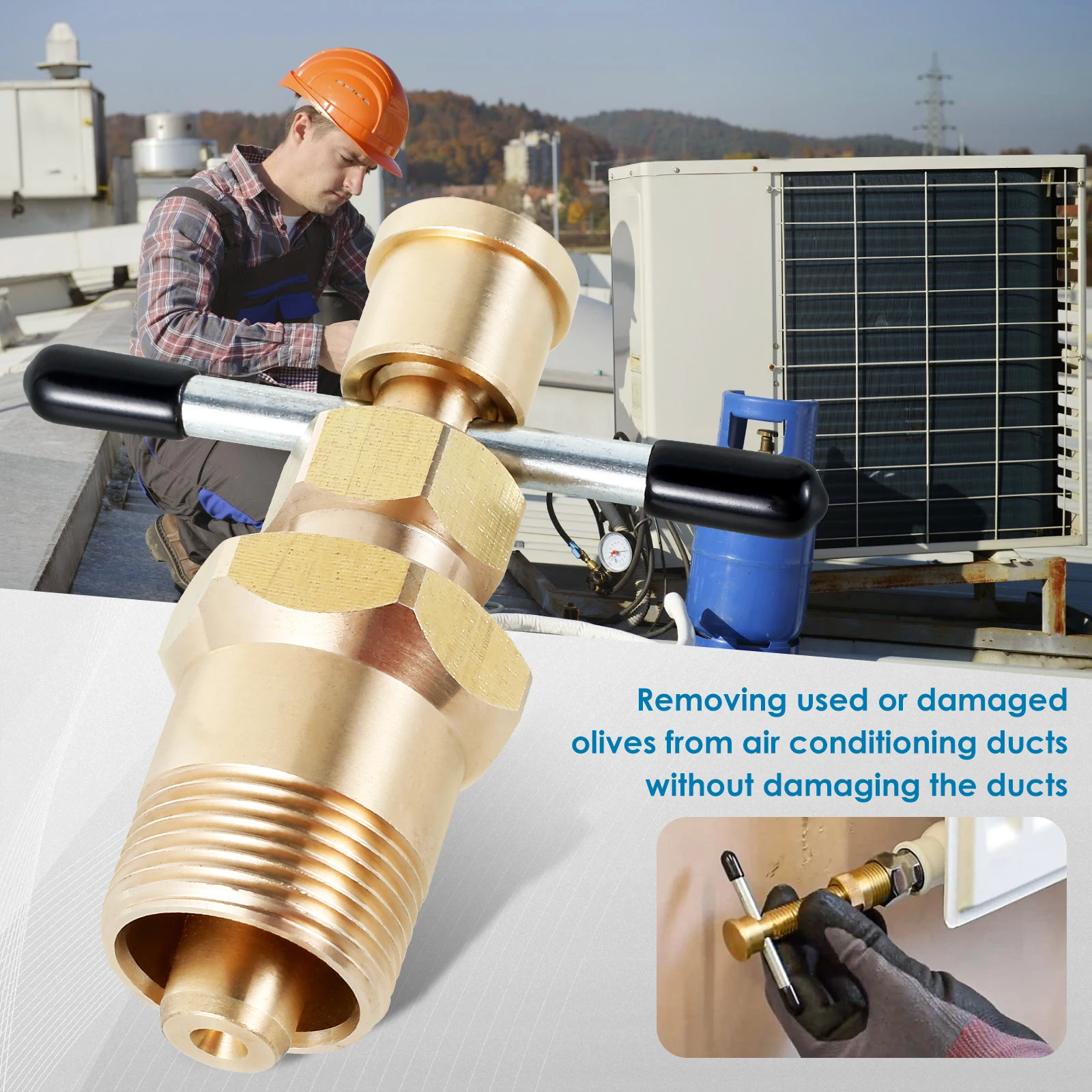 الزيتون مجتذب الثقيلة المعادن الزيتون أداة إزالة الصواميل توفير العمالة ضغط كم مجتذب أداة السباكة ل 1/2-3/4 ''الأنابيب النحاس #5