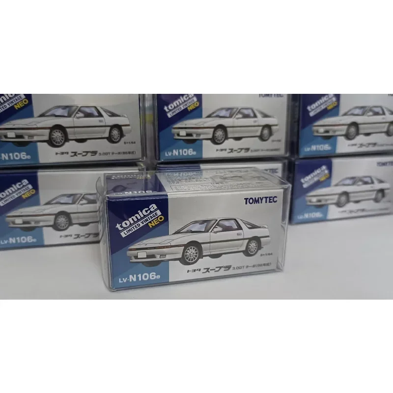 TAKARA TOMY TOMYTEC Tomica 1/64 TLV-N106e (3.0 GT) TLV-N106f (2.0 GT) Toyota Supra Alloy Toy Motor Diecast Metal Model Gift