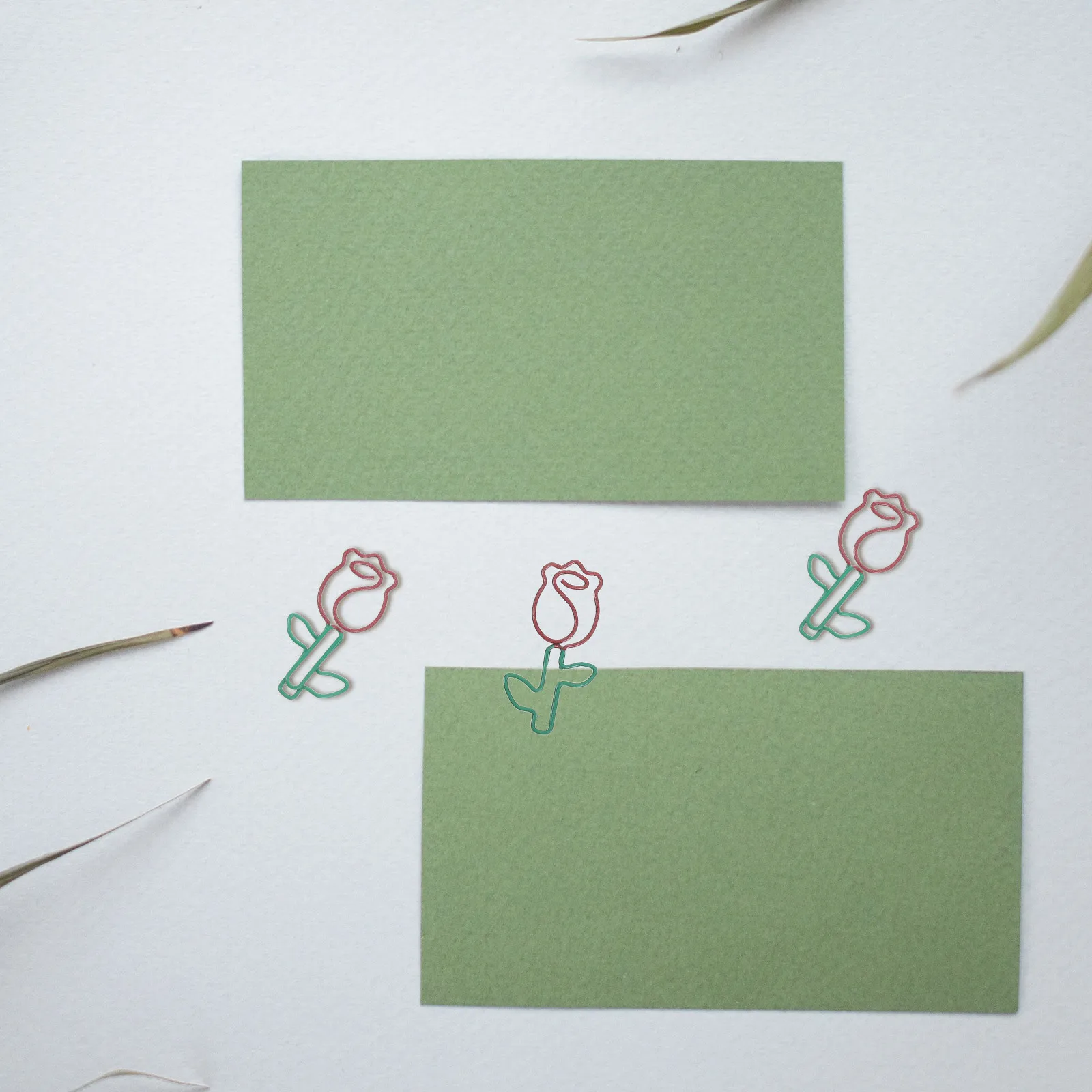 20 Stück Büroklammern in Rosenform, Metall-Lesezeichen, niedliche dekorative Clips für Schule, Büro, Planer, Zubehör, Dokumentenbefestigung