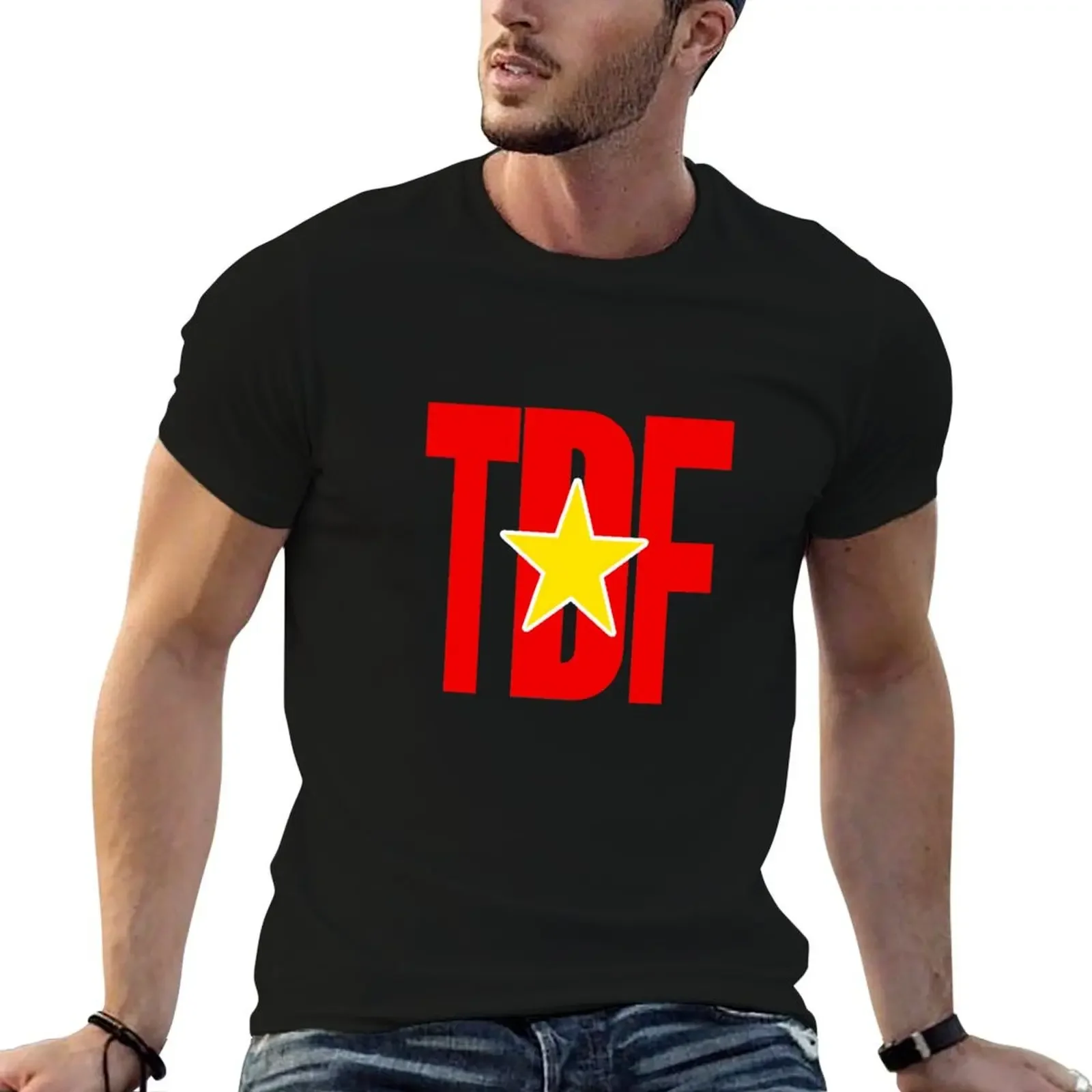 Tigray Defense Force logo - TDF T-Shirt hippie clothes kawaii clothes customs design your own men clothes