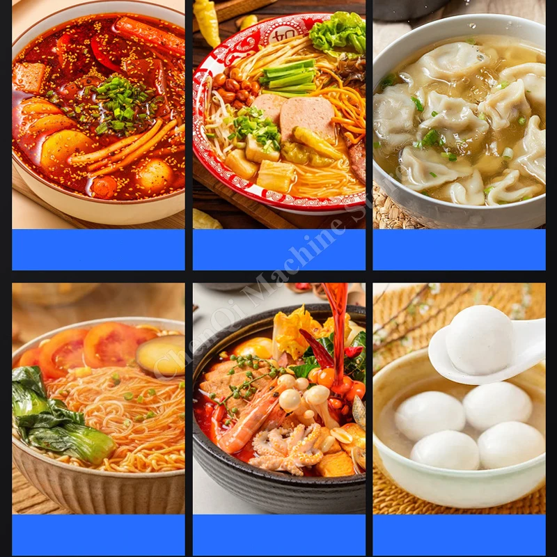 Noodle Cooker 6 Baskets Noodle Boiler Electric Gas Commercial Restaurant Kitchen Cooking Equipment Auto lift Pasta Cooker