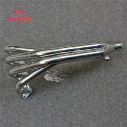 Fit For Honda Hornet 250 CB250 Motorcycle Full System Exhaust Header Link Pipe Modified Muffler Front Tube