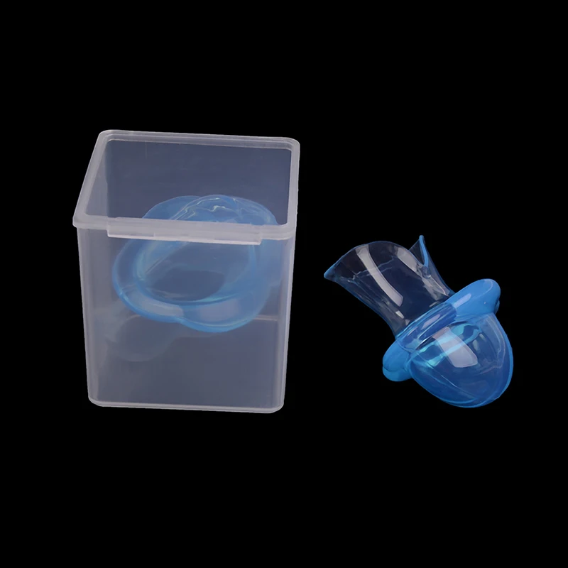 【Anti Snoring Tongue Device Silicone Sleep Apnea Aid Stop Snore Sleeve Aone Blue】